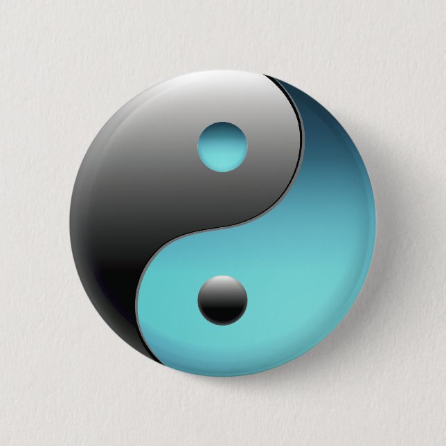 Yin Yang Symbol - Ying Yang Sign Button (Vorderseite)
