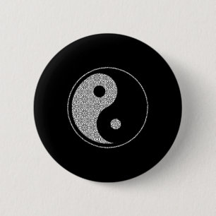 Yin Yang Tai Chi, Qi Gong, Yoga, Wushu, Kampfkunst Button
