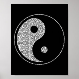 Yin Yang Tai Chi, Qi Gong, Yoga, Wushu, Kampfkunst Poster
