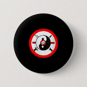 Yin Yang Tai Chi Sword and Fis Button