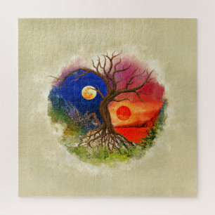 Yin Yang Tree Landschaft