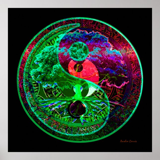 Yin Yang Tree of LifePoster Poster (Vorne)