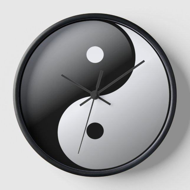 Yin Yang Uhr (Vorderseite)