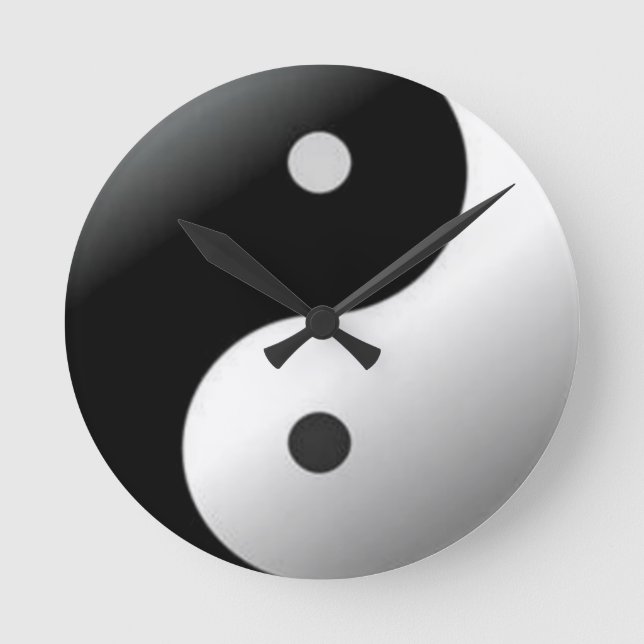 Yin Yang Uhr (Vorderseite)