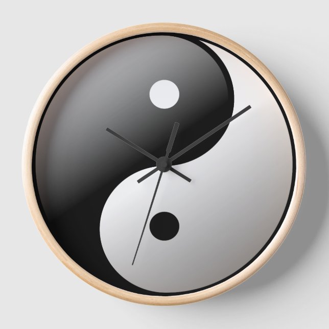 Yin Yang Uhr (Vorderseite)