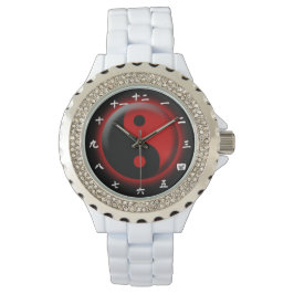 Yin Yang Uhrendesign Armbanduhr