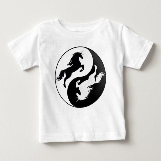 Yin Yang Unicorn Shirt (Vorderseite)
