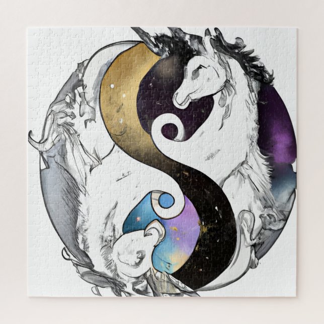 Yin Yang Unicorns (Vertikal)