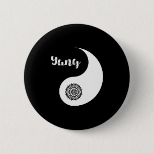 Yin & Yang Valentinstag Süßes Passendes Paar Button