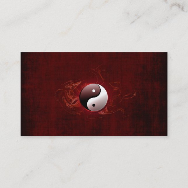 yin Yang-Visitenkarte Visitenkarte (Vorderseite)