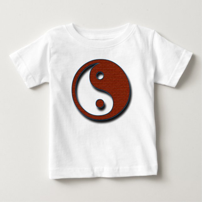 Yin Yang von Shirley Taylor Baby T-shirt (Vorderseite)