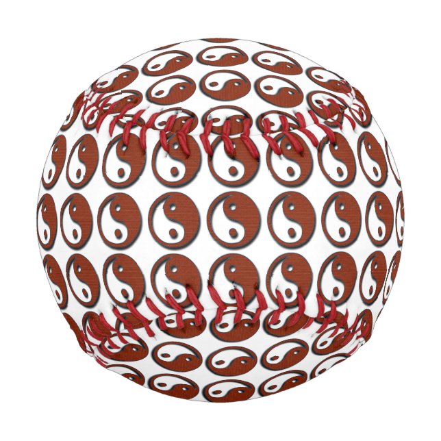 Yin Yang von Shirley Taylor Baseball (Vorderseite)