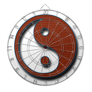 Yin Yang von Shirley Taylor Dartscheibe