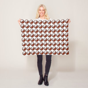 Yin Yang von Shirley Taylor Fleecedecke