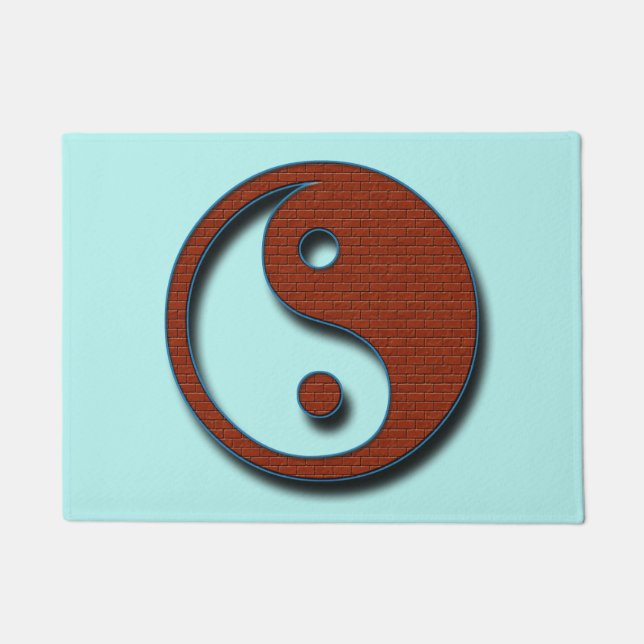 Yin Yang von Shirley Taylor Fußmatte (Vorderseite)