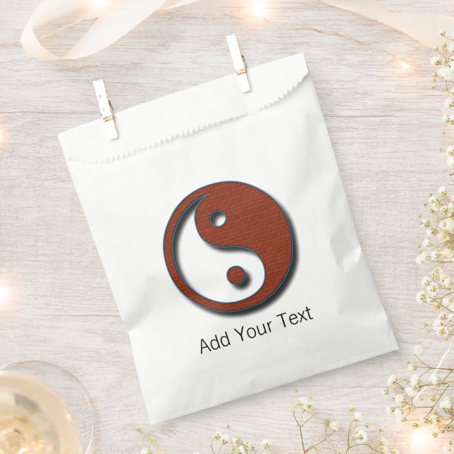 Yin Yang von Shirley Taylor Geschenktütchen (Ausgeschnitten)