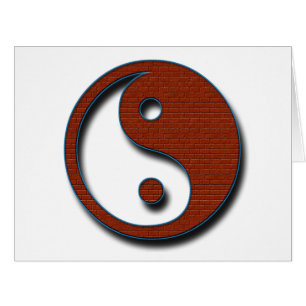 Yin Yang von Shirley Taylor Greeting Card
