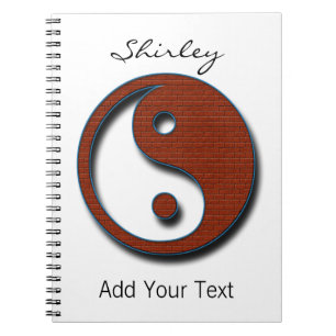 Yin Yang von Shirley Taylor Notizblock