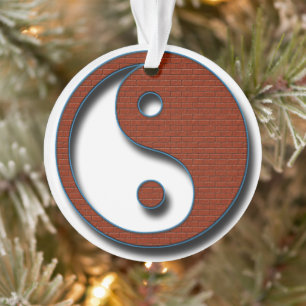 Yin Yang von Shirley Taylor Ornament