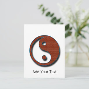 Yin Yang von Shirley Taylor Postkarte