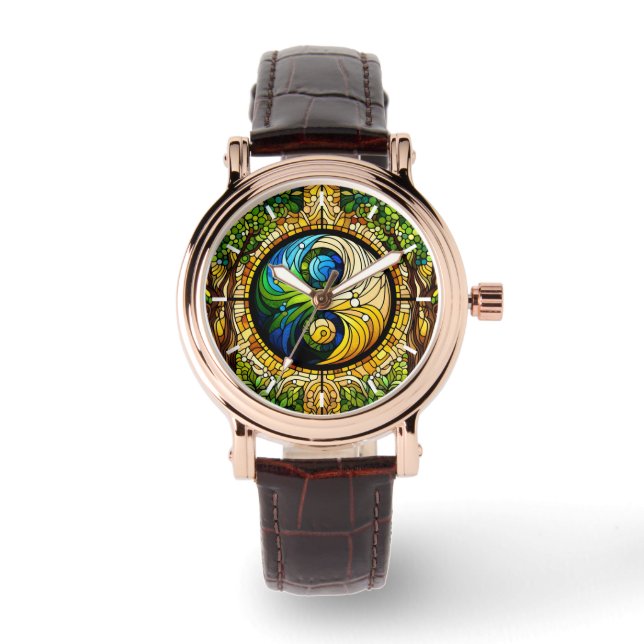 Yin Yang Watch Armbanduhr (Vorderseite)