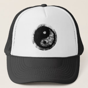Yin Yang White Black The MUSEUM Zazzle Geschenke Truckerkappe