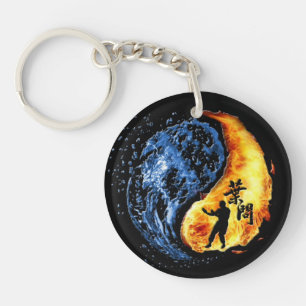 Yin Yang - Wing Chun "Kung Fu" IP Man Linage Schlüsselanhänger