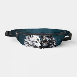 Yin Yang Wolves. Bauchtasche