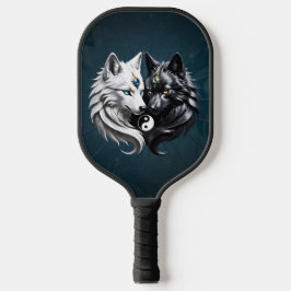 Yin Yang Wolves. Pickleball Schläger
