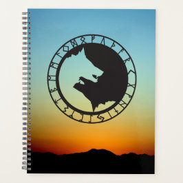 Yin & Yang Wolves Planner Planer