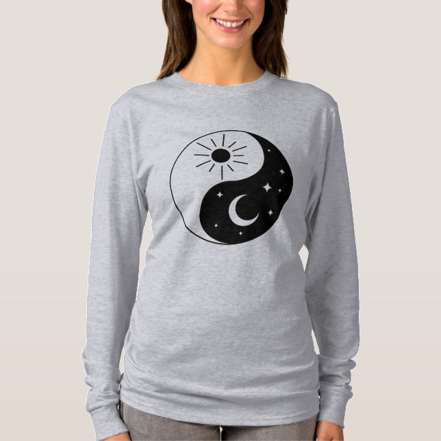 Yin-Yang - Women's Long Sleeve T - Shirt (Vorderseite)