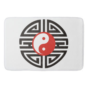 Yin & Yang Yantra Tattoo + Ihr Hintergrund & Ideen Badematte