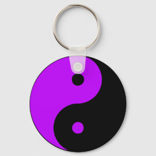 Yin Yang Ying Taoismus Sign Chinesisch Taijitu Lil Schlüsselanhänger