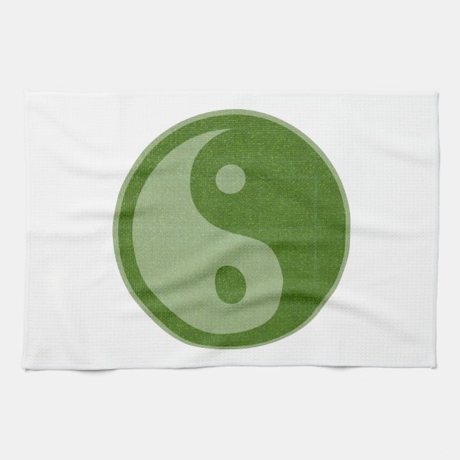 YIN YANG YINYANG GRÜN HANDTUCH (Horizontal)