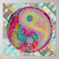 YIN YANG YinYang Posters Schöne Künste