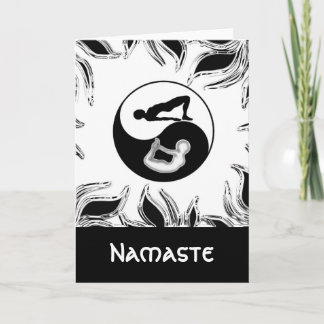 Yin-Yang Yoga Greeting Cards Karte