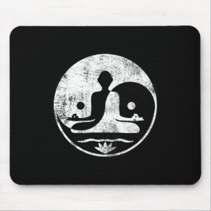 Yin Yang Yoga Lotus Harmonie Lanze Meditation Zen Mousepad