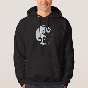 Yin Yang Yoga Zen Süße Katzen für Katze 1 Hoodie