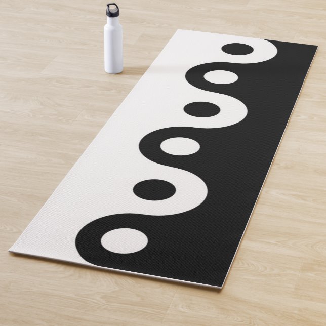 Yin Yang Yogamatte (Beispiel)