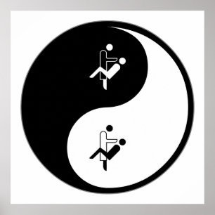 Yin Yang Zahnheilkunde Poster