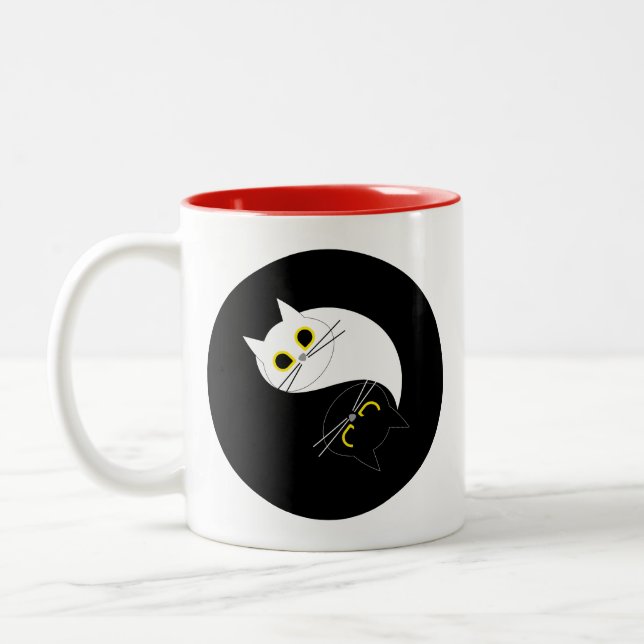 YIN YANG Zen Chat Mug (Gauche)