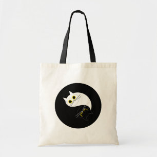 YIN YANG Zen Kat Mehrwegbeutel Tragetasche
