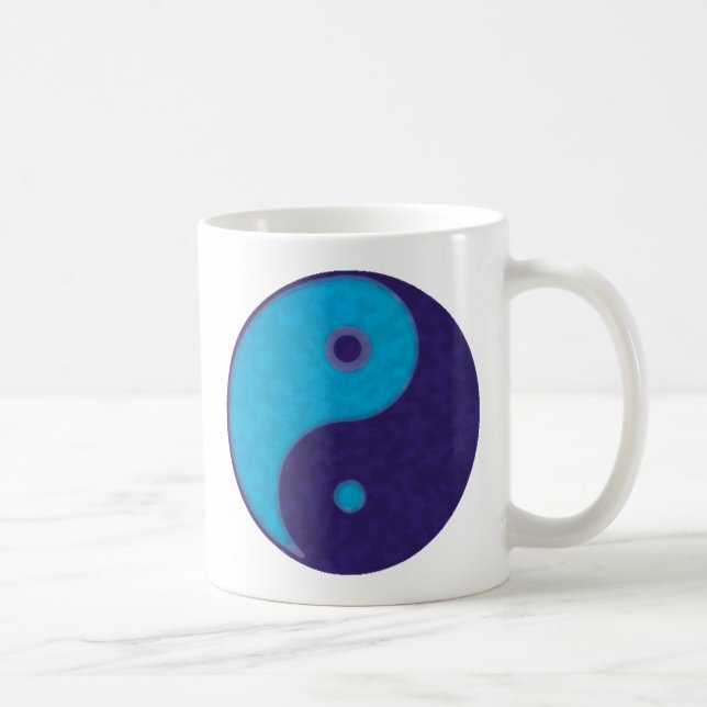 Yin Yang Zen Meditation Tao Kaffeetasse (Rechts)