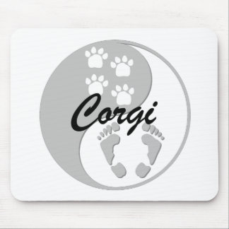 yin Yangcorgi Mousepad
