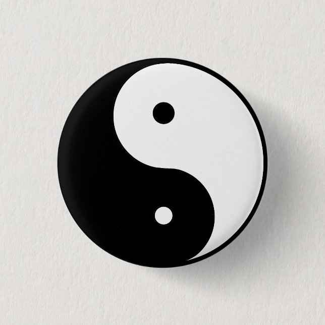 Ying u. Yang Button (Vorderseite)