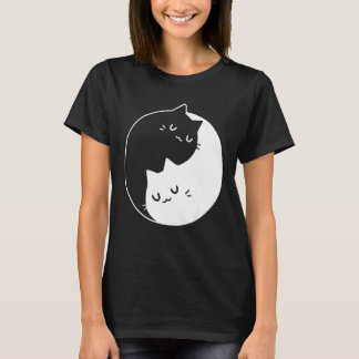 Ying Yang Cats Cat T - Shirt T-Shirt