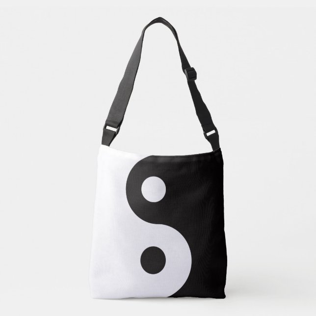 Ying Yang Duales Tragetaschen Mit Langen Trägern (Vorderseite)