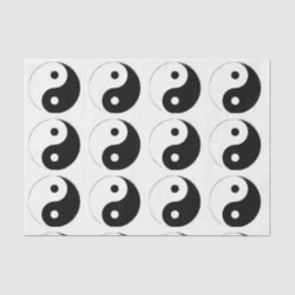 Ying Yang Gift Wrap Tissue Seidenpapier