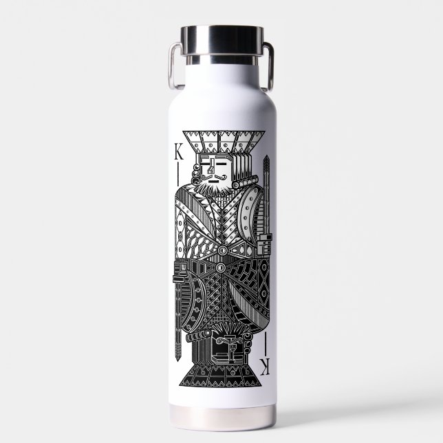 Ying Yang King Trinkflasche (Vorne)