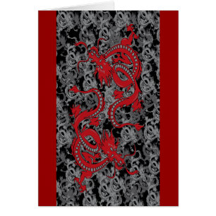 Ying Yang Red Dragons